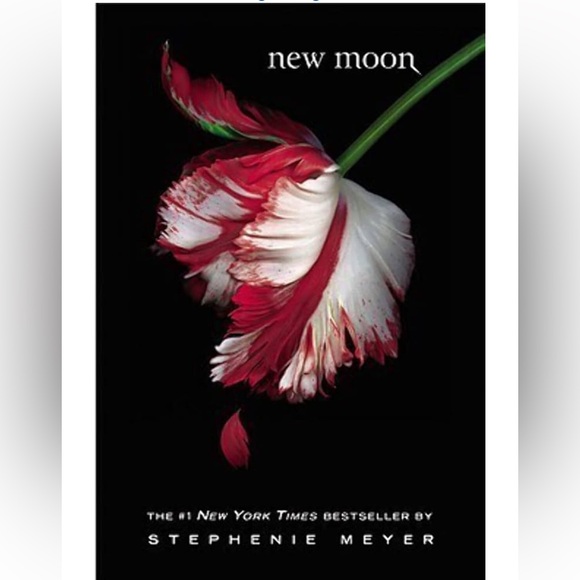 Indigo Other - New Moon Book with Red and White Flower Cover